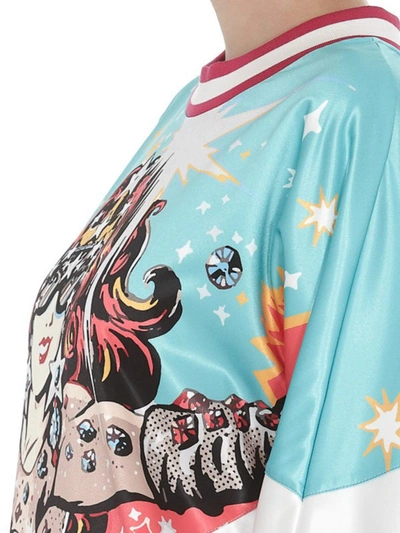 Shop Dolce & Gabbana Super Eroine Maxi Print Sweatshirt In Multicolour