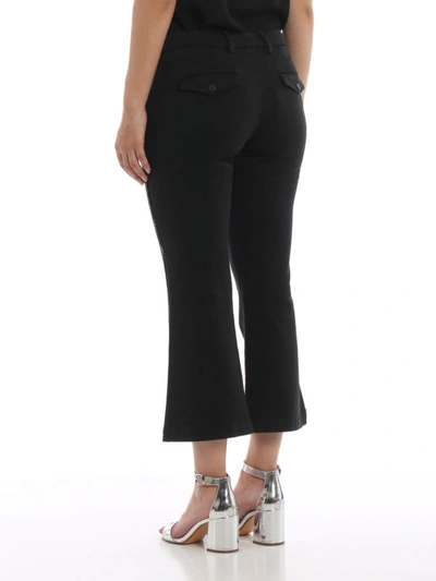 Shop Dondup Benedicte Embellished Jeans In Black