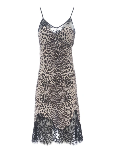 Shop Mcq By Alexander Mcqueen Animal Print Slip Dress