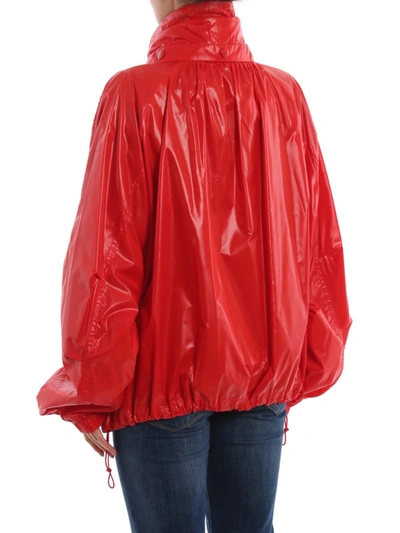 Shop Givenchy Red Over Windbreaker