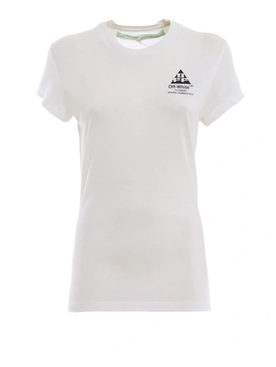 Shop Off-white White Cotton Blend T-shirt
