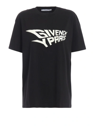 Shop Givenchy Glow In The Dark Over T-shirt In Black