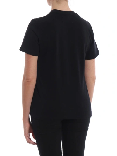 Shop Alberta Ferretti Love Me Black T-shirt