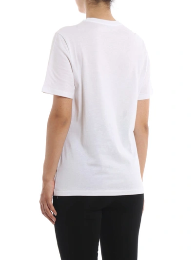 Shop Versace 90s Vintage Logo T-shirt In White