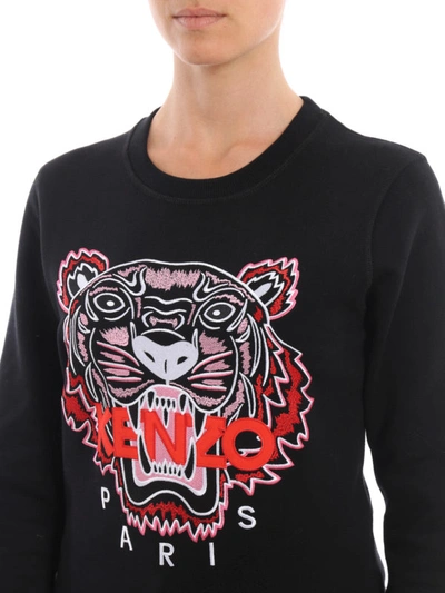 Shop Kenzo Classic Tiger Slim Sweatshirt In Black