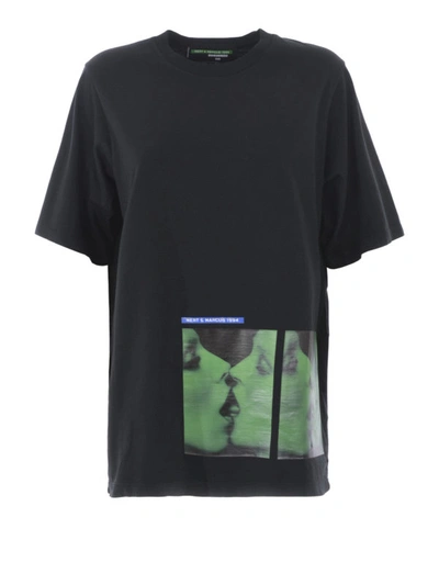 Shop Dsquared2 Mert  Marcus 1994 Black Over T-shirt