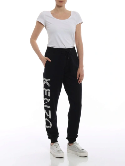 Shop Kenzo Sport Jogging Track Pants In Black