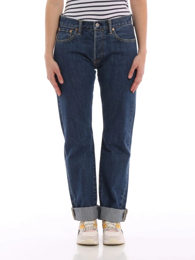 Shop Burberry Japanese Selvedge Denim Jeans In Medium Wash