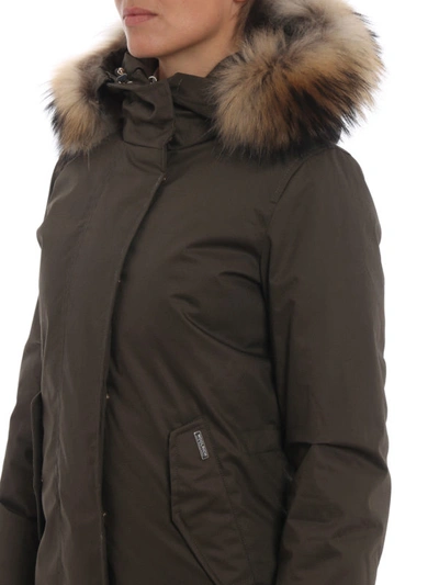 Woolrich Eskimo Tiffany Padded Parka In Olive Green | ModeSens