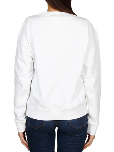 Shop Dsquared2 Punknroll Cotton Sweatshirt In White