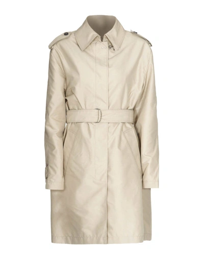 Shop Fay Stretch Tech Fabric Trench Coat In Light Beige