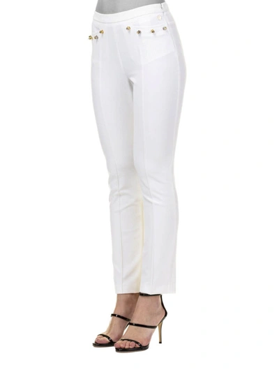 Shop Versace Studded White Pants