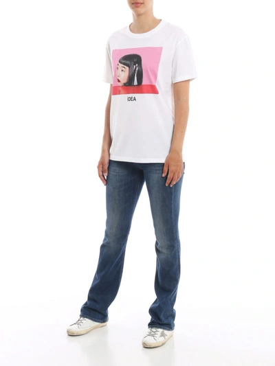 Shop Valentino Idea By Izumi Miyazaki Print T-shirt In White