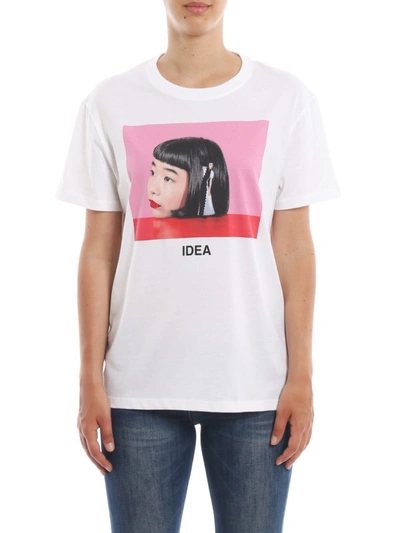 Shop Valentino Idea By Izumi Miyazaki Print T-shirt In White