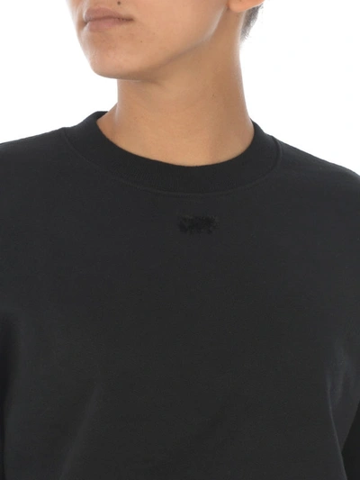 Shop Off-white Arrows Print Black Sweatshirt