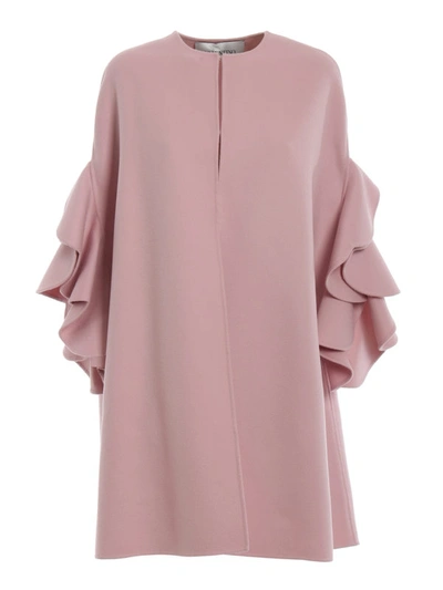 Shop Valentino Compact Drap Pink Cape