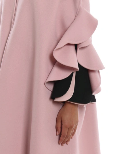 Shop Valentino Compact Drap Pink Cape