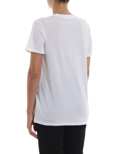 Shop Burberry London Icons Print T-shirt In White