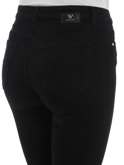 Shop Tramarossa Black Cotton Blend Slim Fitting Bianca Jeans