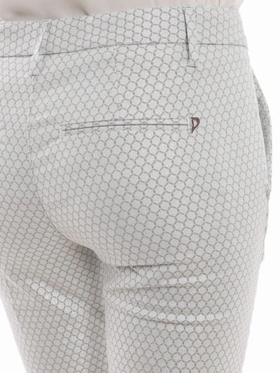Shop Dondup Rocio Trousers In White