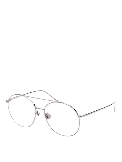 Shop Frency & Mercury Its Life Titanium Eyeglasses In Silver