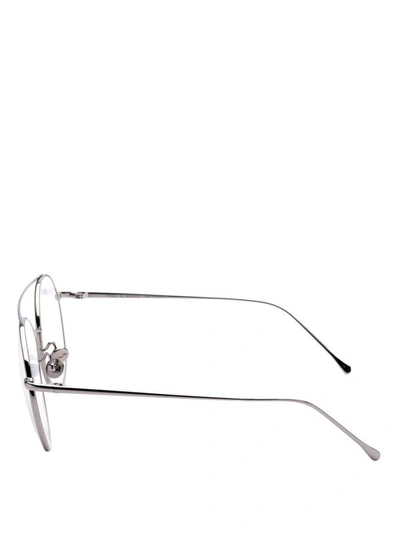 Shop Frency & Mercury Its Life Titanium Eyeglasses In Silver