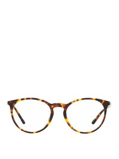Shop Polo Ralph Lauren Light Havana Optical Glasses In Light Brown