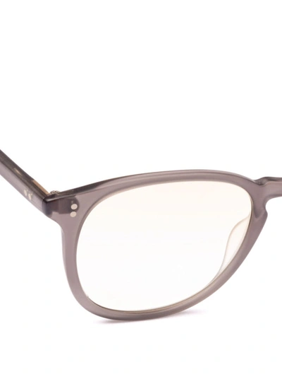 Shop Garrett Leight Kinney Matte Grey Optical Glasses