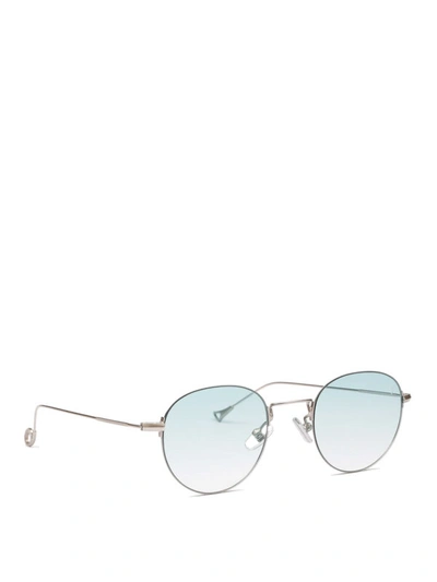 Shop Eyepetizer Olivier Round Sunglasses In Silver