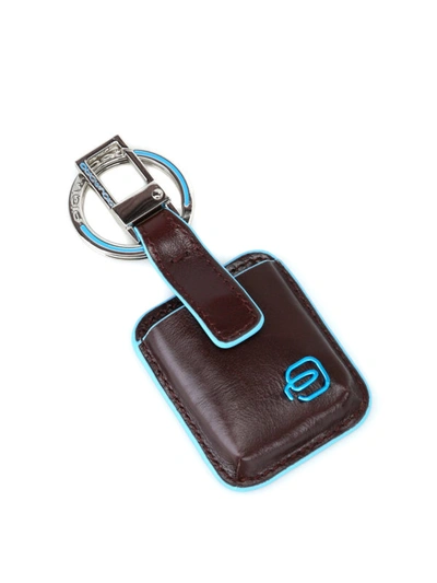 Shop Piquadro Blue Square Connequ System Brown Key Holder