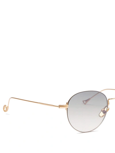 Shop Eyepetizer Olivier Gold-tone Metal Sunglasses