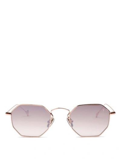 Shop Eyepetizer Claire Rose Gold Sunglasses