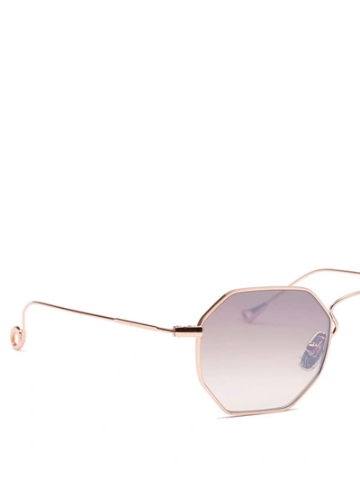 Shop Eyepetizer Claire Rose Gold Sunglasses
