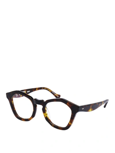 Shop Platoy Abby Tortoise Acetate Eyeglasses In Brown