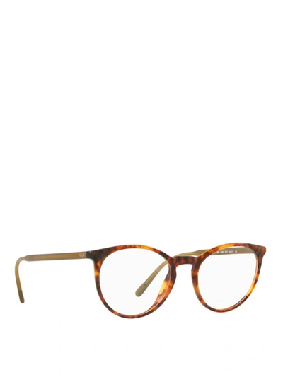 Shop Polo Ralph Lauren Tortoiseshell Optical Glasses In Light Brown