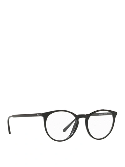 Shop Polo Ralph Lauren Black Optical Glasses