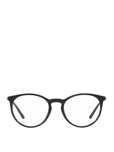 Shop Polo Ralph Lauren Black Optical Glasses