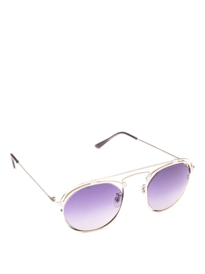 Shop Spektre Coral Silver Stainless Steel Sunglasses