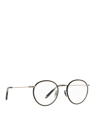 Shop Oliver Peoples Colloff Round Black Eyeglasses