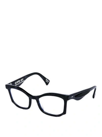 Shop Platoy Sky Black Granite Acetate Eyeglasses