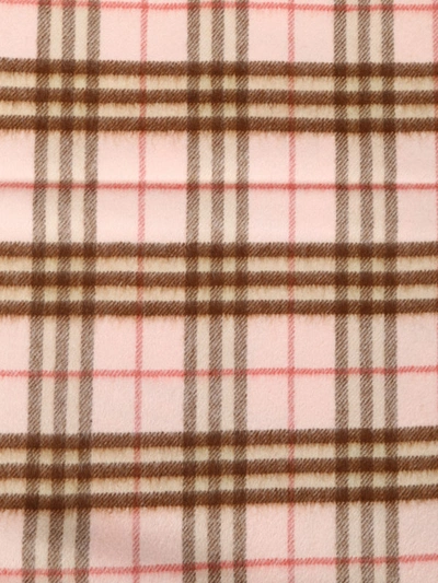 Shop Burberry Vintage Check Cashmere Scarf In Light Pink