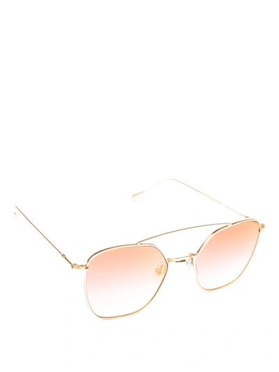 Shop Spektre Dolcevita Gold Frame Sunglasses