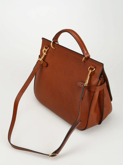Shop Mulberry Amberley Bag In Brown