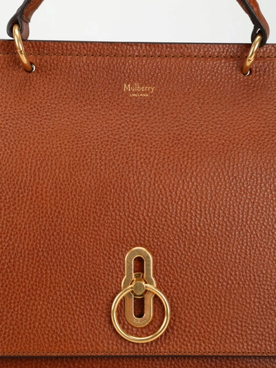 Shop Mulberry Amberley Bag In Brown