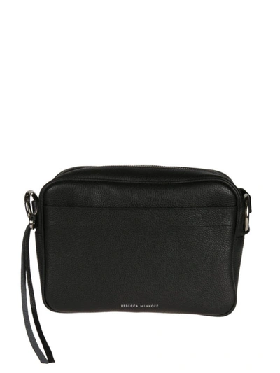 Shop Rebecca Minkoff Black Leather Camera Bag