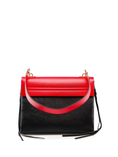 Shop Valentino Vring M Bicolour Leather Bag In Multicolour