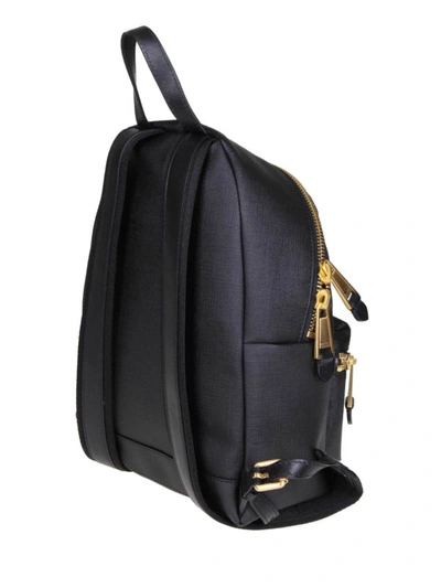 Shop Moschino Teddy Circus Black Small Backpack