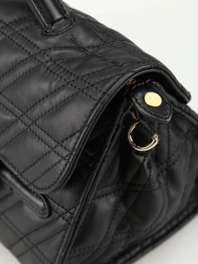 Shop Zanellato Nina S Zeta Black Matelasse Leather Bag