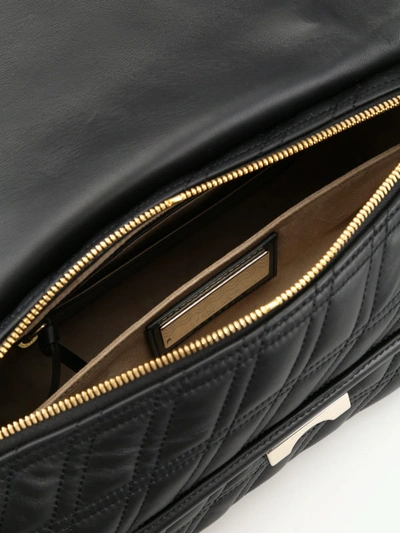 Shop Zanellato Nina S Zeta Black Matelasse Leather Bag