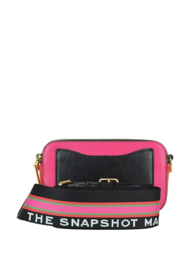 Shop Marc Jacobs Snapshot Small Camera Fuchsia Cross Body Bag In Multicolour